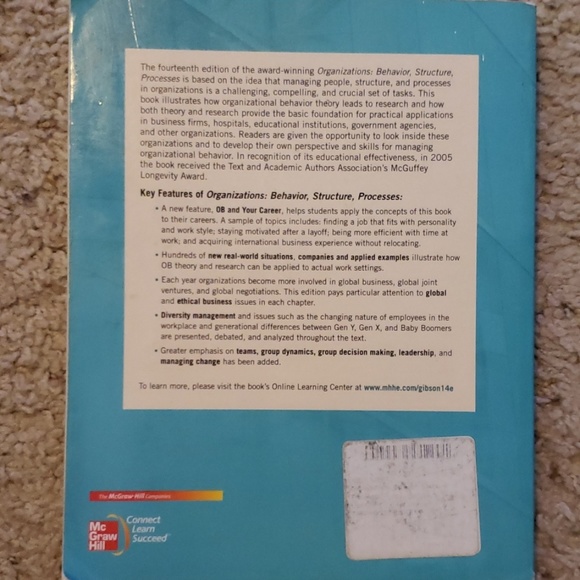 Organizations - Behavior, Structure, Processes - Picture 2 of 3